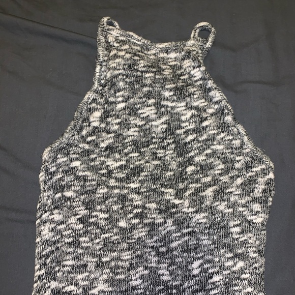 gray sweater halter top - Picture 2 of 2